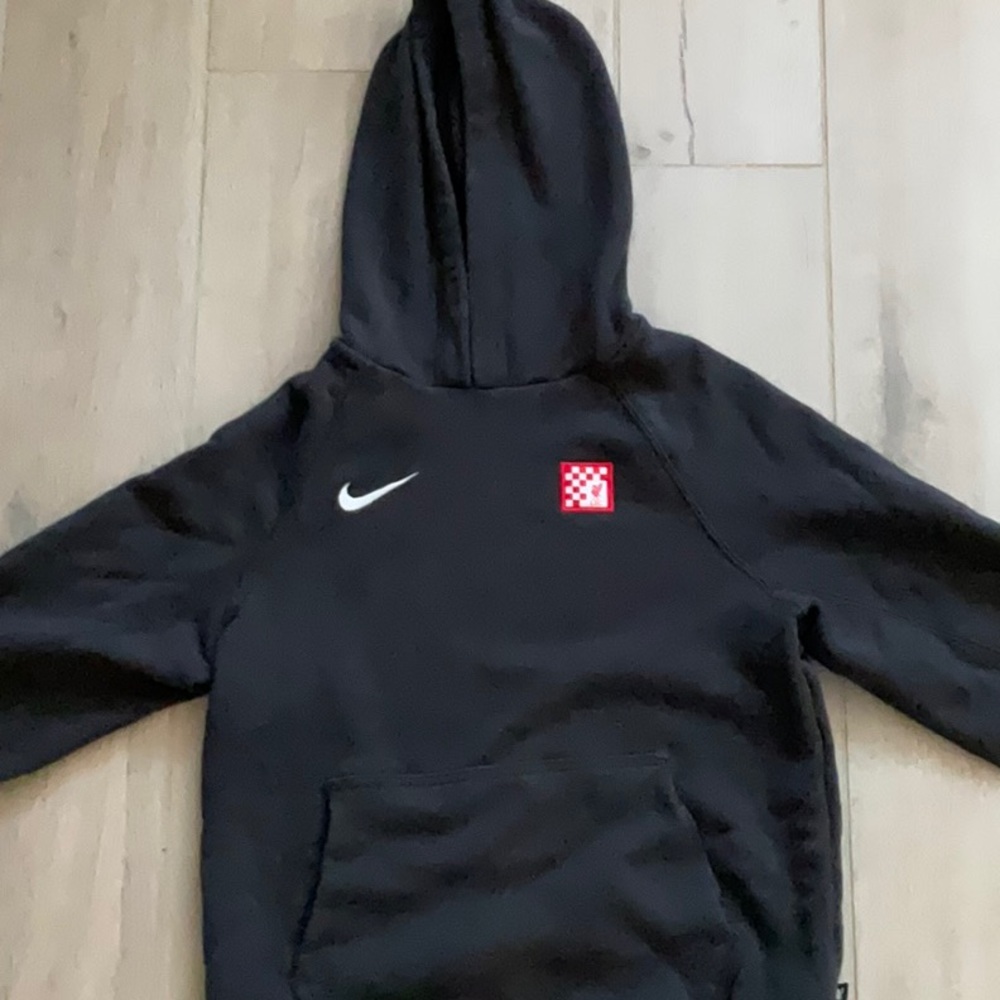 Nike dark smoke grey Liverpool hoodie
